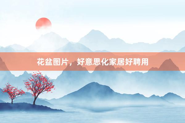 花盆图片，好意思化家居好聘用