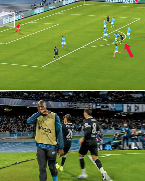 卢卡库离场时，切尔西球迷高喊“弃将”和“你这个死胖子”