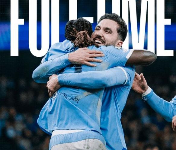 曼城2-0加拉塔萨雷全场数据：控球率五五开，射门10-4